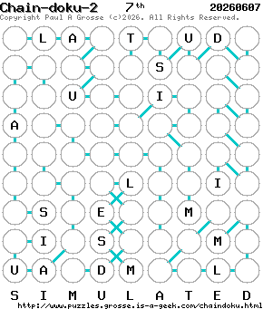 Puzzle shown is for 20260607.
