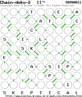 Puzzle shown is for 20260611.