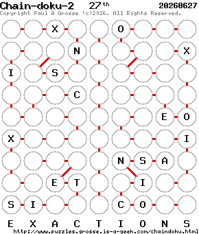 Puzzle shown is for 20260627.