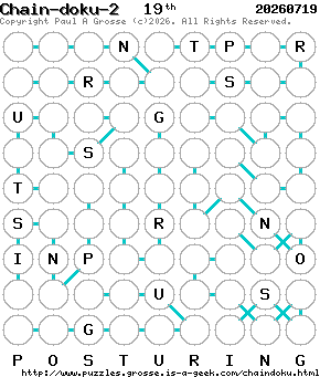 Puzzle shown is for 20260719.
