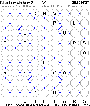 Puzzle shown is for 20260727.