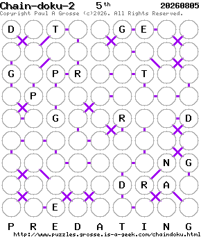 Puzzle shown is for 20260805.