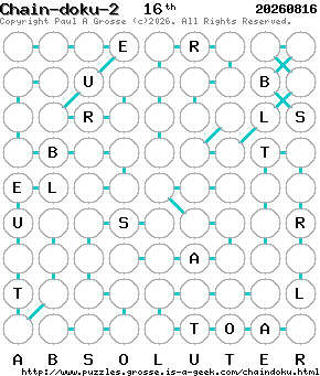 Puzzle shown is for 20260816.