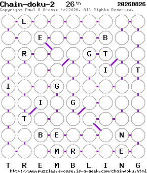 Puzzle shown is for 20260826.