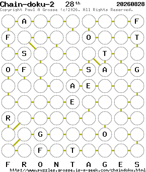 Puzzle shown is for 20260828.