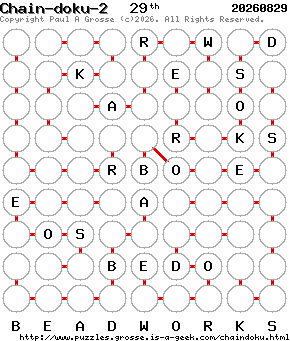 Puzzle shown is for 20260829.