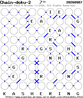 Puzzle shown is for 20260907.