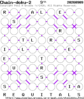 Puzzle shown is for 20260909.