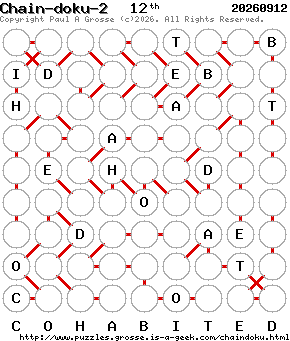 Puzzle shown is for 20260912.
