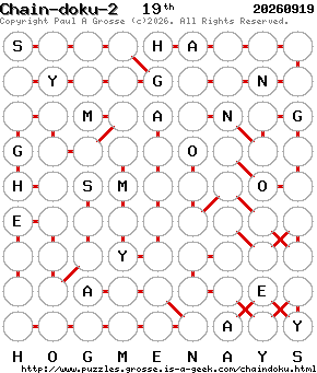 Puzzle shown is for 20260919.