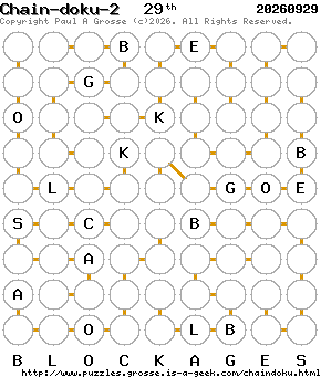 Puzzle shown is for 20260929.