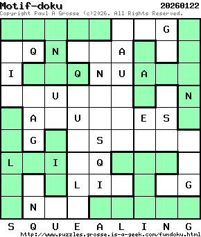 Puzzle shown is for 20260122.