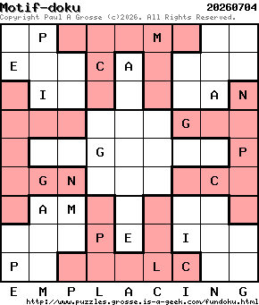 Puzzle shown is for 20260704.