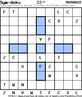 Puzzle shown is for 20260622.