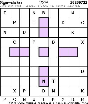 Puzzle shown is for 20260722.