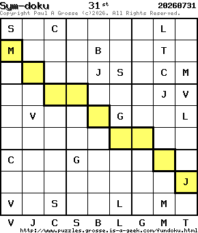 Puzzle shown is for 20260731.