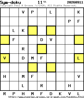 Puzzle shown is for 20260911.