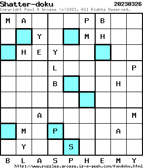 Puzzle shown is for 20230326.