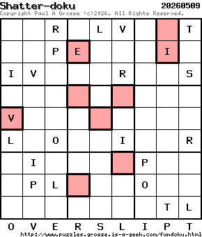 Puzzle shown is for 20260509.