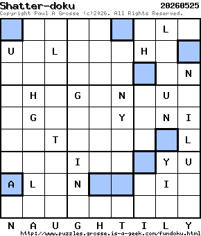 Puzzle shown is for 20260525.