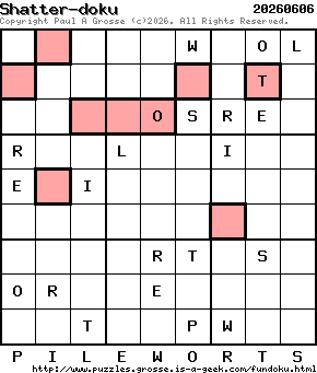 Puzzle shown is for 20260606.