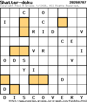 Puzzle shown is for 20260707.