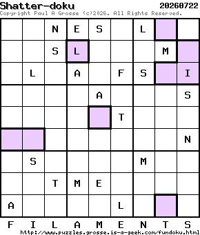 Puzzle shown is for 20260722.