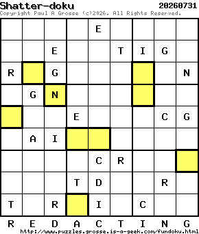 Puzzle shown is for 20260731.