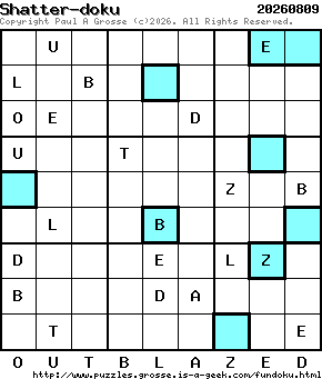 Puzzle shown is for 20260809.