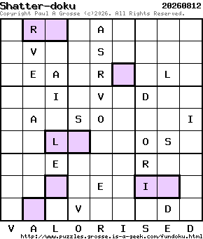 Puzzle shown is for 20260812.