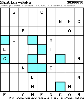 Puzzle shown is for 20260830.