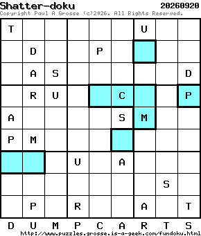 Puzzle shown is for 20260920.