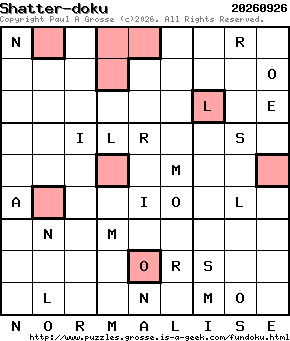 Puzzle shown is for 20260926.