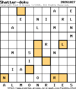 Puzzle shown is for 20261027.