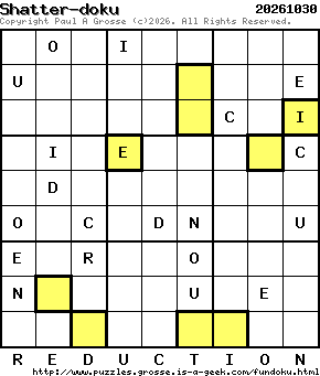Puzzle shown is for 20261030.