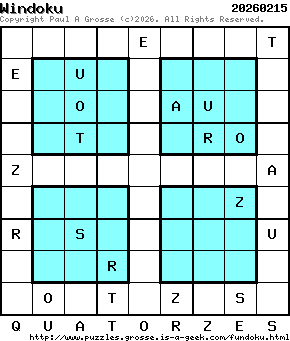 Puzzle shown is for 20260215.
