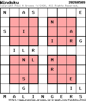 Puzzle shown is for 20260509.