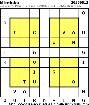Puzzle shown is for 20260612.