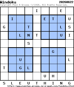 Puzzle shown is for 20260622.