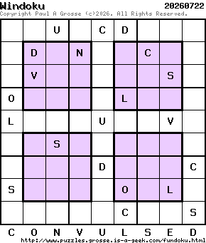 Puzzle shown is for 20260722.
