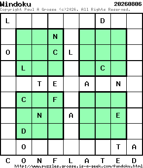 Puzzle shown is for 20260806.
