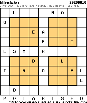 Puzzle shown is for 20260818.
