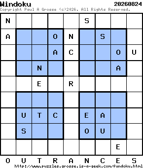 Puzzle shown is for 20260824.