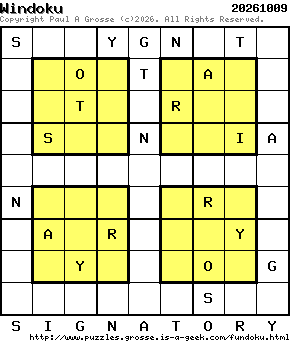 Puzzle shown is for 20261009.