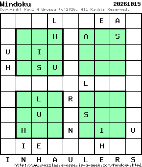 Puzzle shown is for 20261015.
