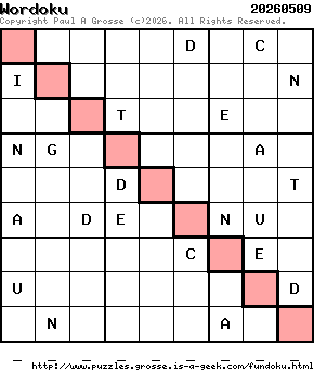 Puzzle shown is for 20260509.