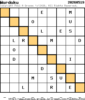 Puzzle shown is for 20260519.