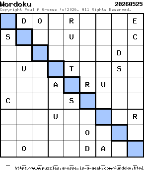 Puzzle shown is for 20260525.
