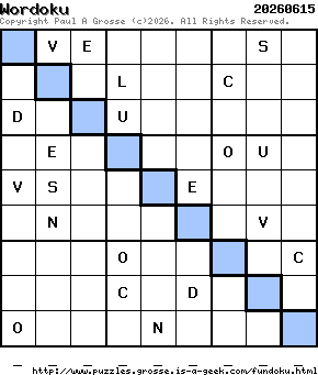 Puzzle shown is for 20260615.