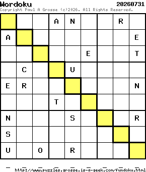 Puzzle shown is for 20260731.